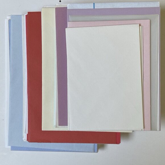 Mixed Lot Greeting Card Envelopes Only Assorted Colors Sizes Patterns Unused - Picture 2 of 2